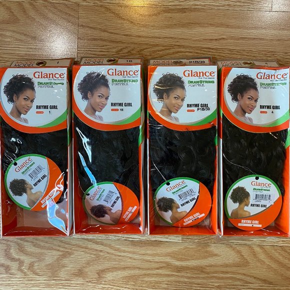 #103 GLANCE RHYME GIRL DRAWSTRING PONYTAIL - Picture 4 of 5